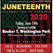 Poster for Juneteenth celebration